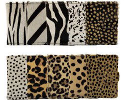 miniwallet pasjeshouder dierenprint lichtbruin - Arrigo.nl