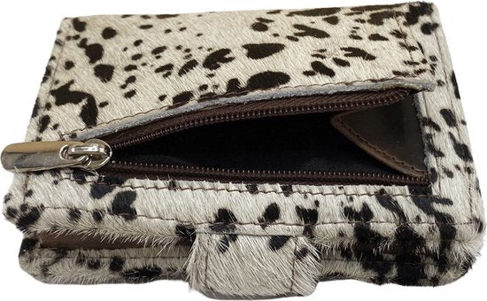miniwallet pasjeshouder dierenprint lichtbruin - Arrigo.nl