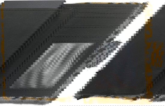 miniwallet pasjeshouder dierenprint matzwart - Arrigo Leather Goods