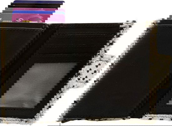 miniwallet pasjeshouder dierenprint matzwart - Arrigo.nl