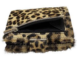 miniwallet pasjeshouder dierenprint matzwart - Arrigo.nl