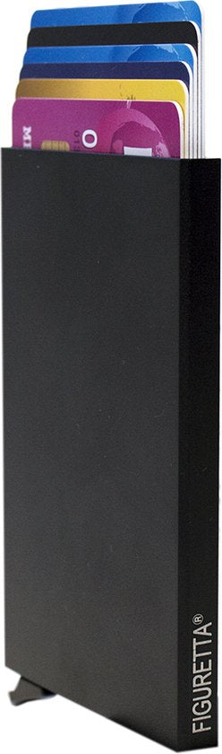 miniwallet pasjeshouder dierenprint matzwart - Arrigo.nl