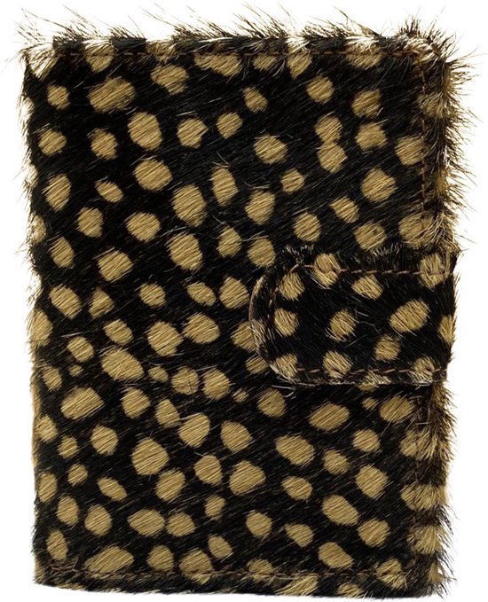 miniwallet pasjeshouderdierenprint donkerbruin - Arrigo.nl