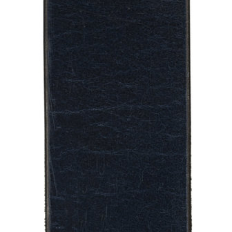 Donkerblauwe Riem Leer, 4 cm Breed - Arrigo