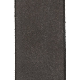 Riem van mat zwart leer – 3.5 cm breed - Arrigo