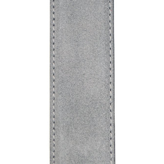 Suede riem - grijs 3.5 cm breed - Arrigo