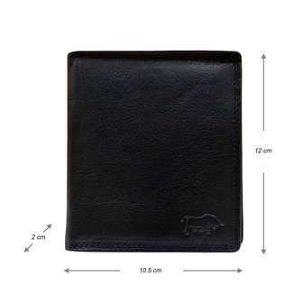 Billfold portemonnee zwart met muntgeldvak - Arrigo