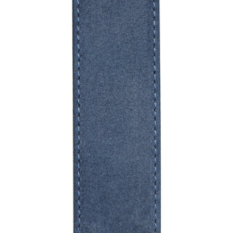 Suede riem - lichtblauw 3.5 cm breed - Arrigo