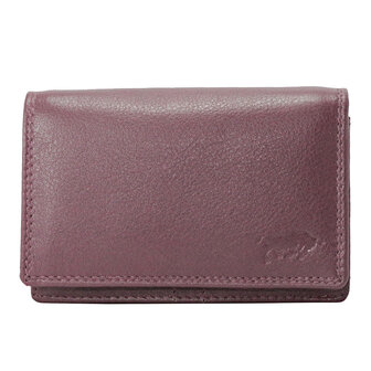 Dames portemonnee met RFID van bordeaux rood leer - Arrigo.nl