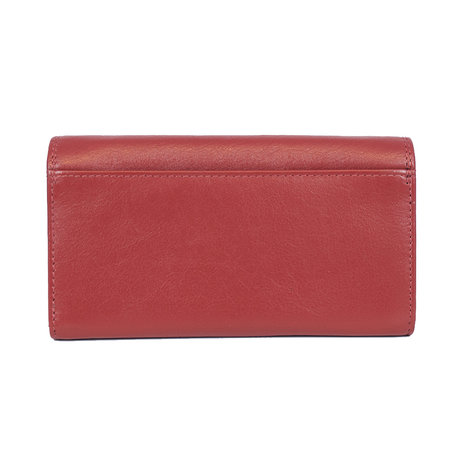 Rode dames portemonnee met knipsluiting van Arrigo