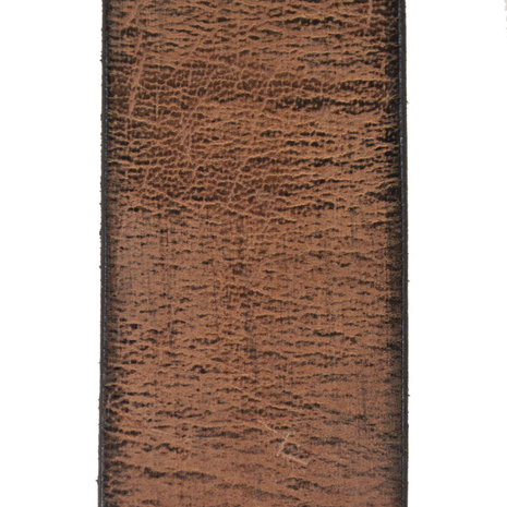 Bruine leren riem - 3.5 cm breed - Arrigo Lederwaren