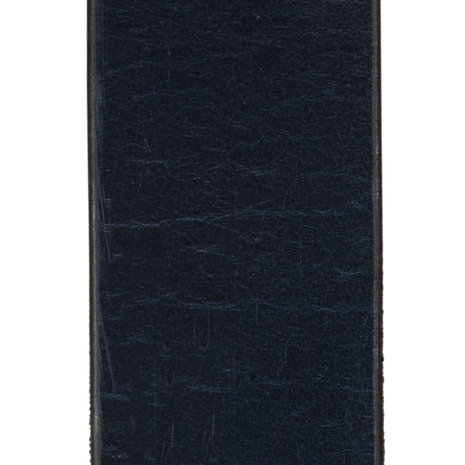 Donkerblauwe leren riem van 3.5 cm breed - Arrigo Lederwaren