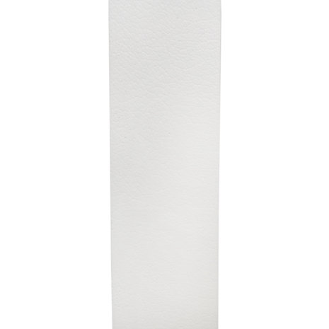 Witte riem 3.5 cm breed, echt leer - Arrigo