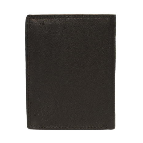 Zwarte heren portemonnee met RFID van soepel leer - Arrigo.nl