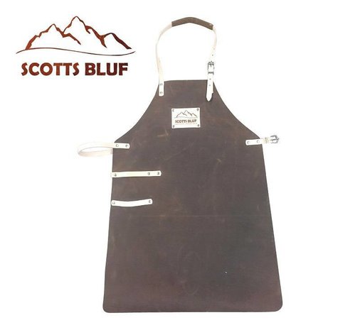  Barbecue apron from Scottsbluf, brown