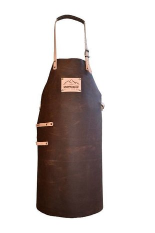  Barbecue apron from Scottsbluf, brown