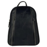 Black Leather Backpack or Shoulder Bag from Arrigo_
