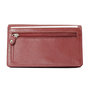 Ladies Wallet of Dark Red Leather with RFID protection