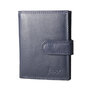 Card holder made of cow leather in the color dark blue