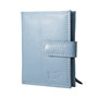 Card holder made of cow leather in the color light blue