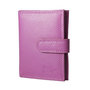 Card holder made of cow leather in the color pink