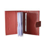 Anti skim card holder in the color red