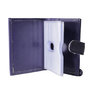 Anti skim card holder in the color dark purple