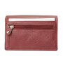 Ladies Purse With RFID Of Dark Red Leather