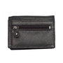 Mini Ladies Wallet Made Of Black Cowhide Leather