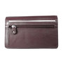 Large Wallet In Dark Red Leather With RFID Protection