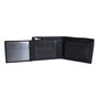 Leather men's wallet - RFID model black leather