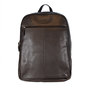 Laptop Backpack in Smooth Black Cowhide Leather