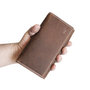 Ladies Wallet Of Buffalo Leather In The Color Cognac
