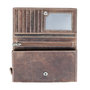 Ladies Wallet Of Buffalo Leather In The Color Cognac