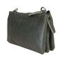 Leather Bag Or Shoulder Bag Made Of Green Leather