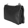 Black Leather Ladies Bag Or Shoulder Bag Of Genuine Leather