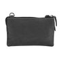 Leather Festival Bag Or Purse Bag In The Color Black