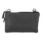 Leather Festival Bag Or Purse Bag In The Color Black