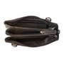 Leather Festival Bag Or Purse Bag In The Color Dark Brown