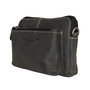 Shoulder bag - Bum bag - Clutch Of Black Buffalo Leather