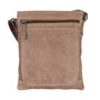 Leather Shoulder Bag - Crossbody Bag In Taupe Leather