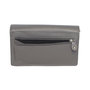Gray Leather Ladies Wallet, Large Model