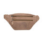 Leather Fanny Pack Bum Bag In Taupe Colored Leather