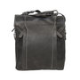 Leather Backpack Or Shoulder Bag Made Of Black Leather