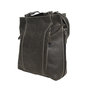 Leather Backpack Or Shoulder Bag Made Of Black Leather