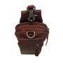Belt Pouch - Fanny Pack - Festival Pouch Made Of Red Leather