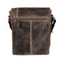 Brown Leather Shoulder Bag With Space For Your Tablet