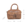 Cognac Shoulder Bag - Western Bag - Handbag In Genuine Leather