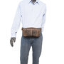 Large Belt Bag For Men Or Ladies Made Of Cognac Leather