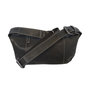 Large Belt Bag For Men Or Ladies Made Of Black Leather